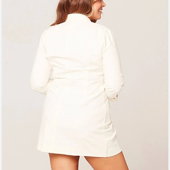 LSPACE Jenna Dress Cream White double breasted Blazer dress SZ M NEW - Picture 16 of 16